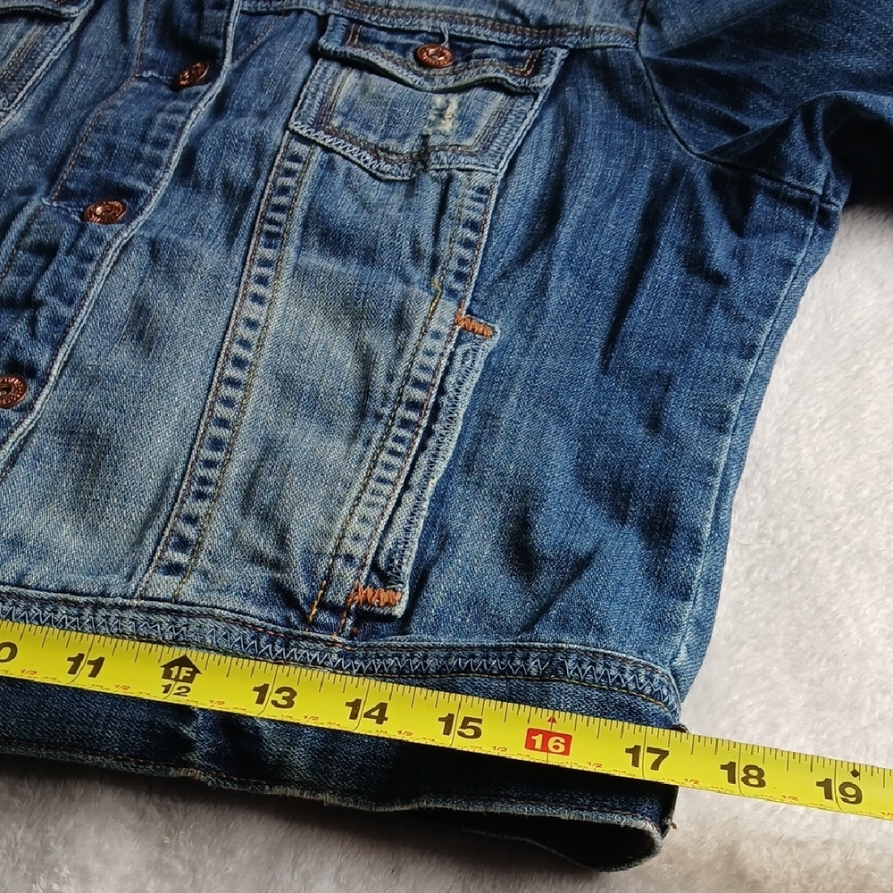 Aeropostale Blue Washed Denim Jacket - Picture 14 of 15